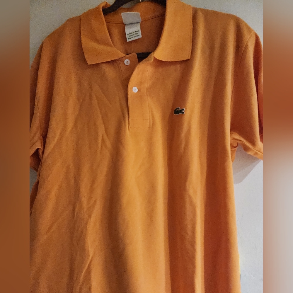 COPY - Lacoste short sleeve mens new w/tag yellow